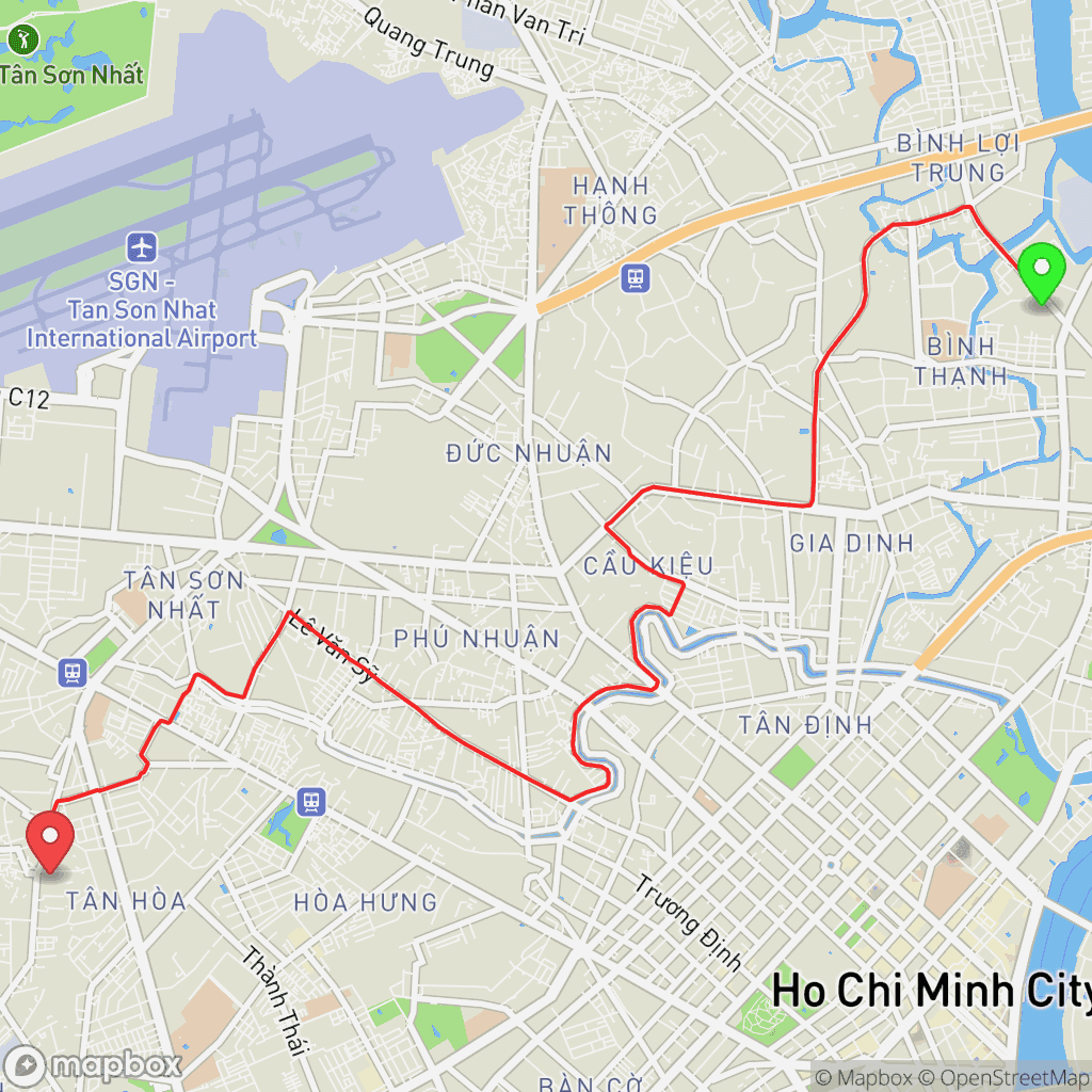 Map for Evening Badminton