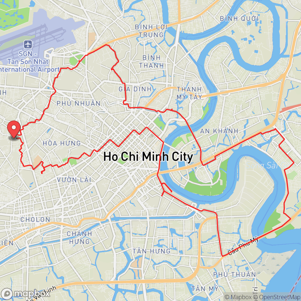 Map for Hành xác ngày chủ nhật